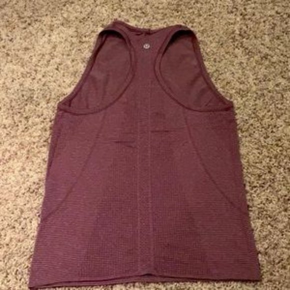 Lululemon Speedy tank - Burgundy!💞 - Picture 2 of 5